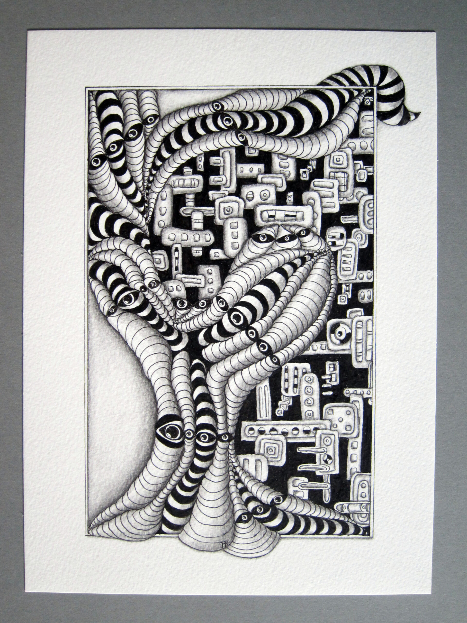 Tangles of Black and White